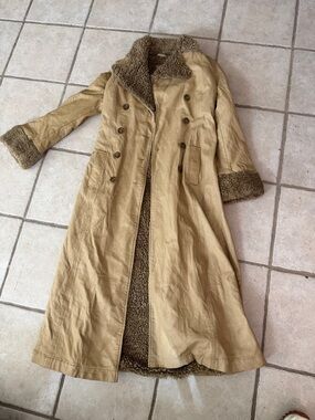 Miss Sixty Y2K Afghan-style long trench coat